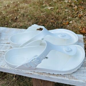 Birkenstock White Sandals